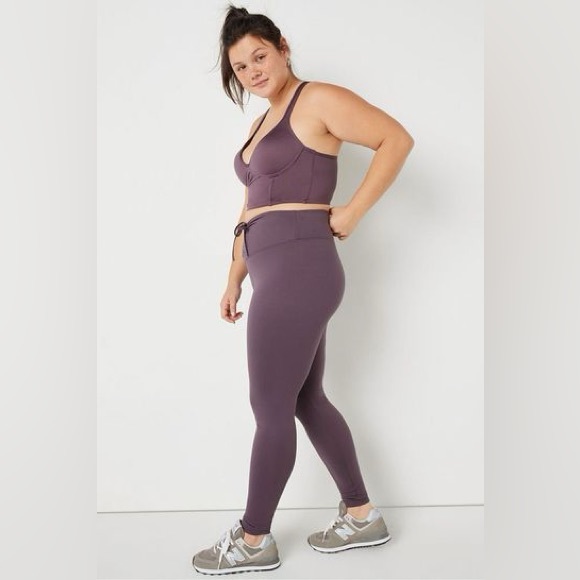 💜Pink VS Adjustable Waist Ruched Leggings - Picture 2 of 13